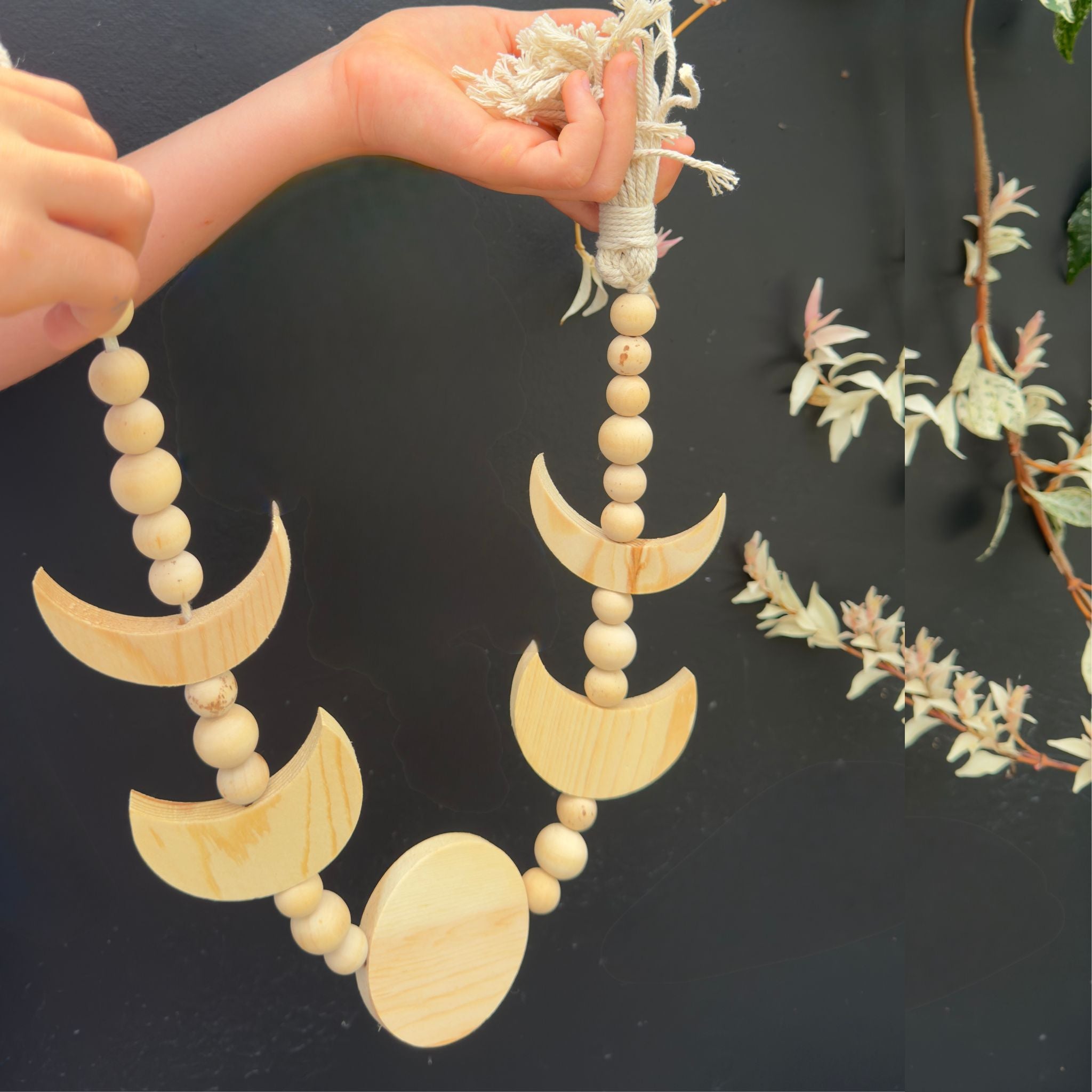 Moon Hanging Mobile