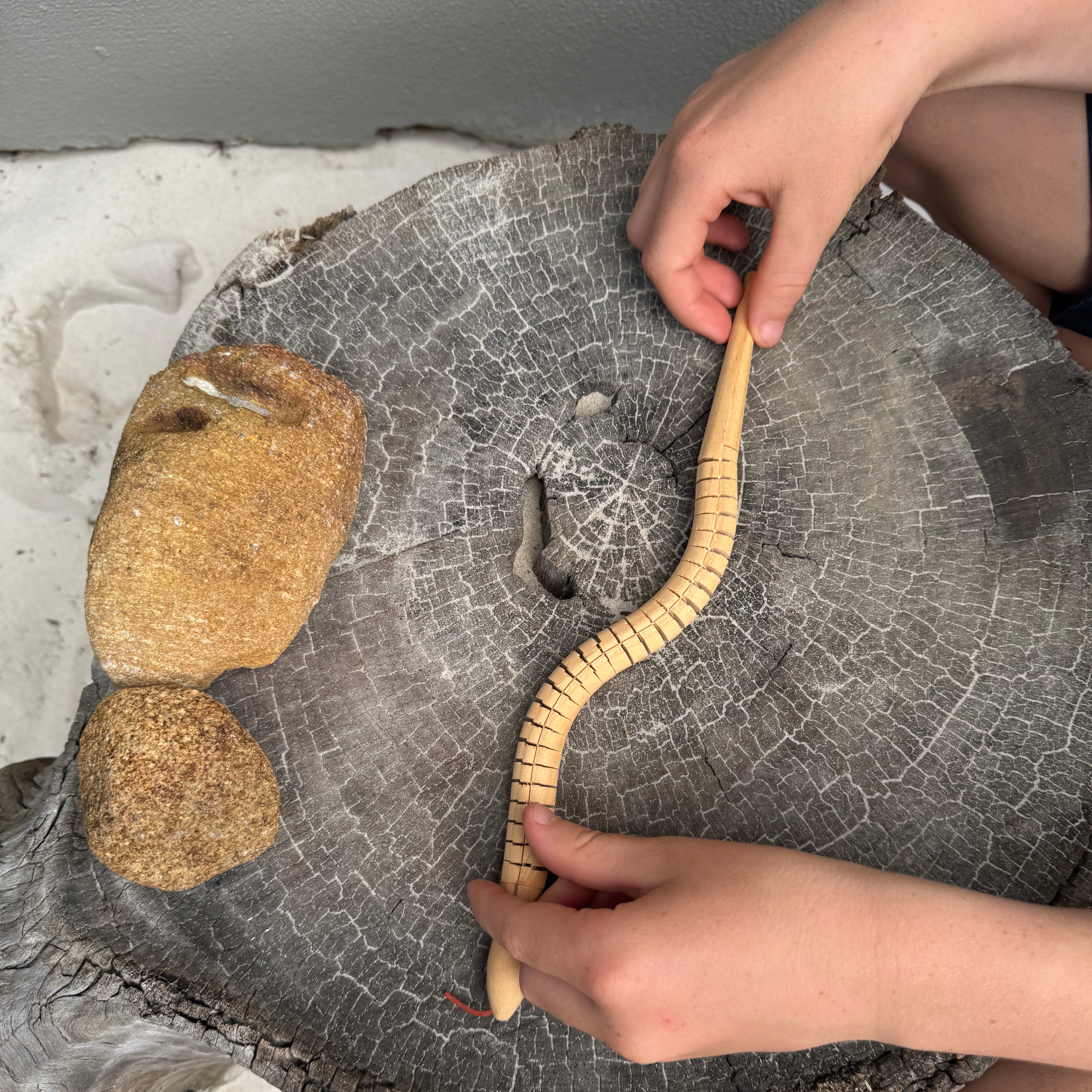 Wooden Toy Snake