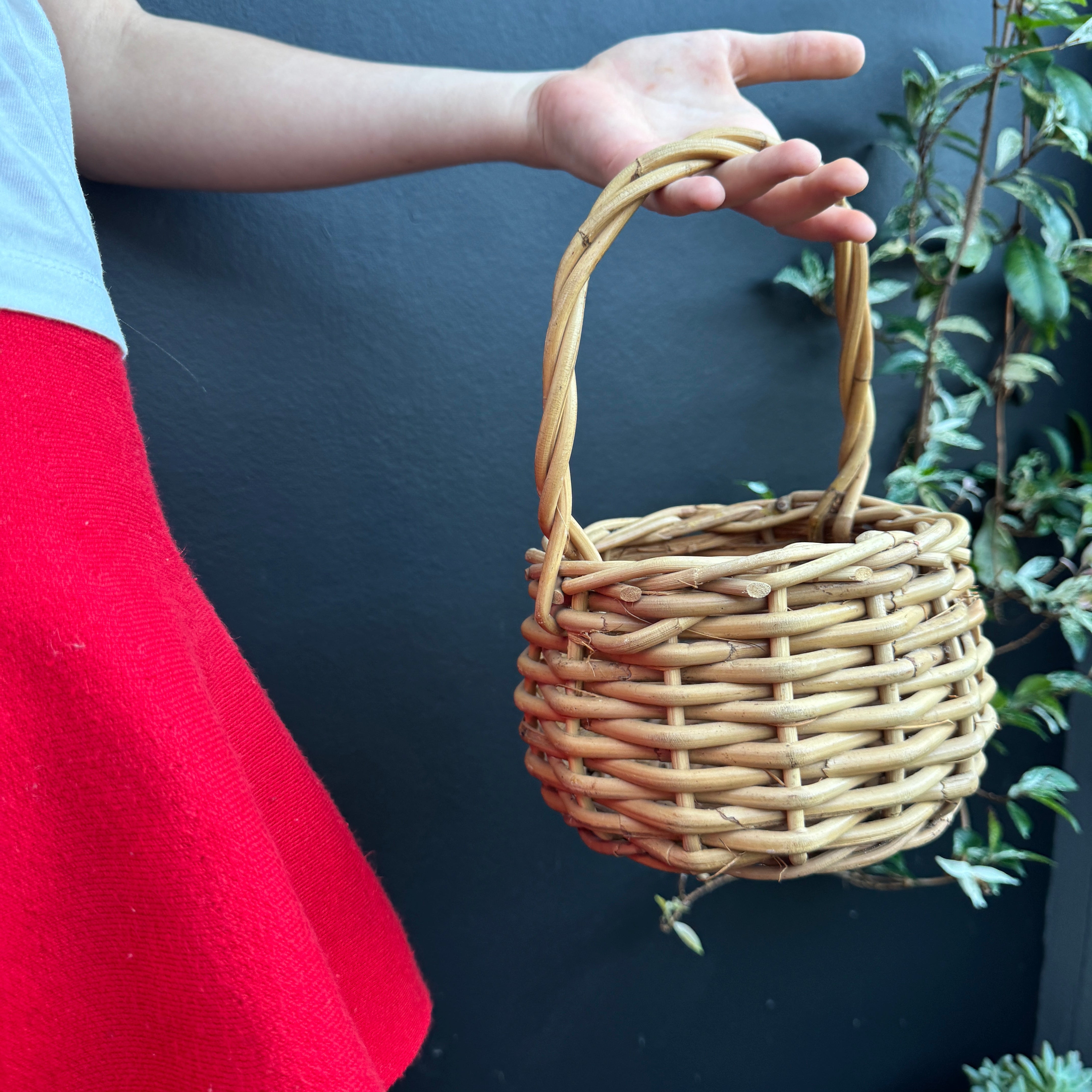Children's Small Wicker Basket