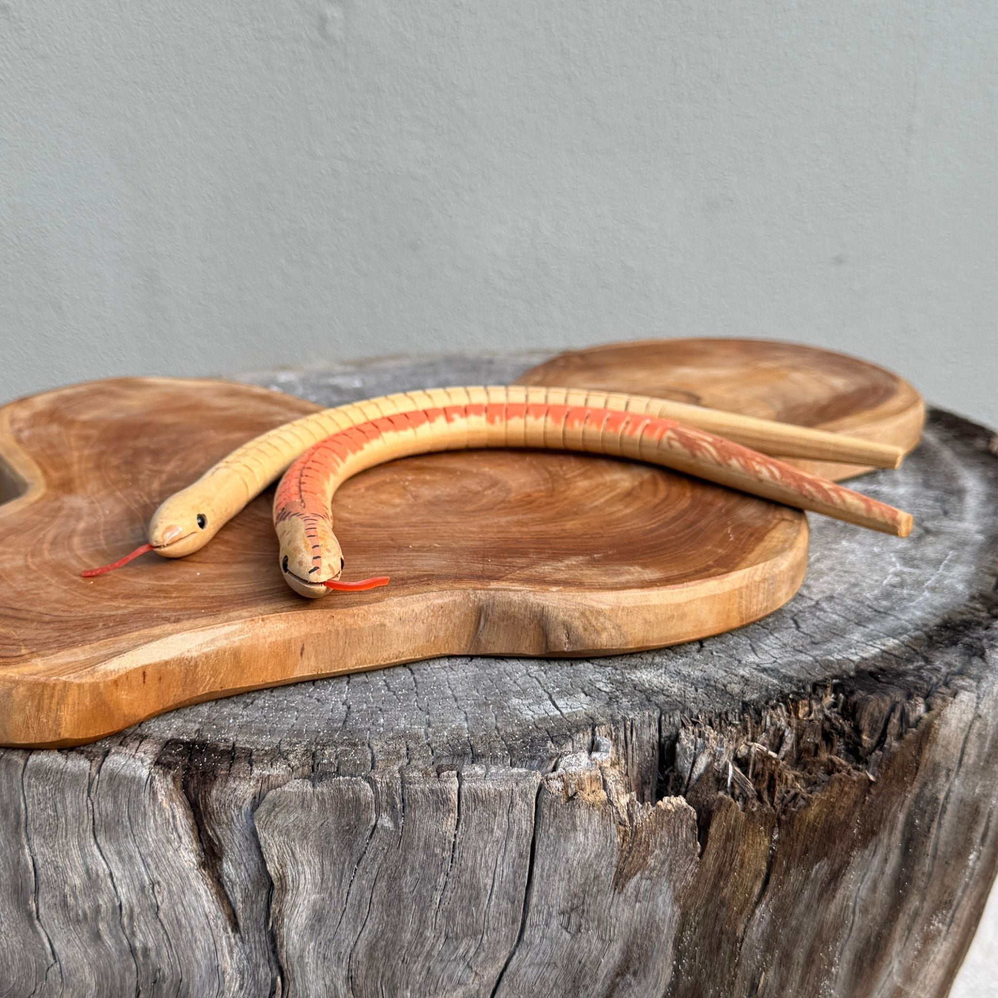 Wooden Toy Snake