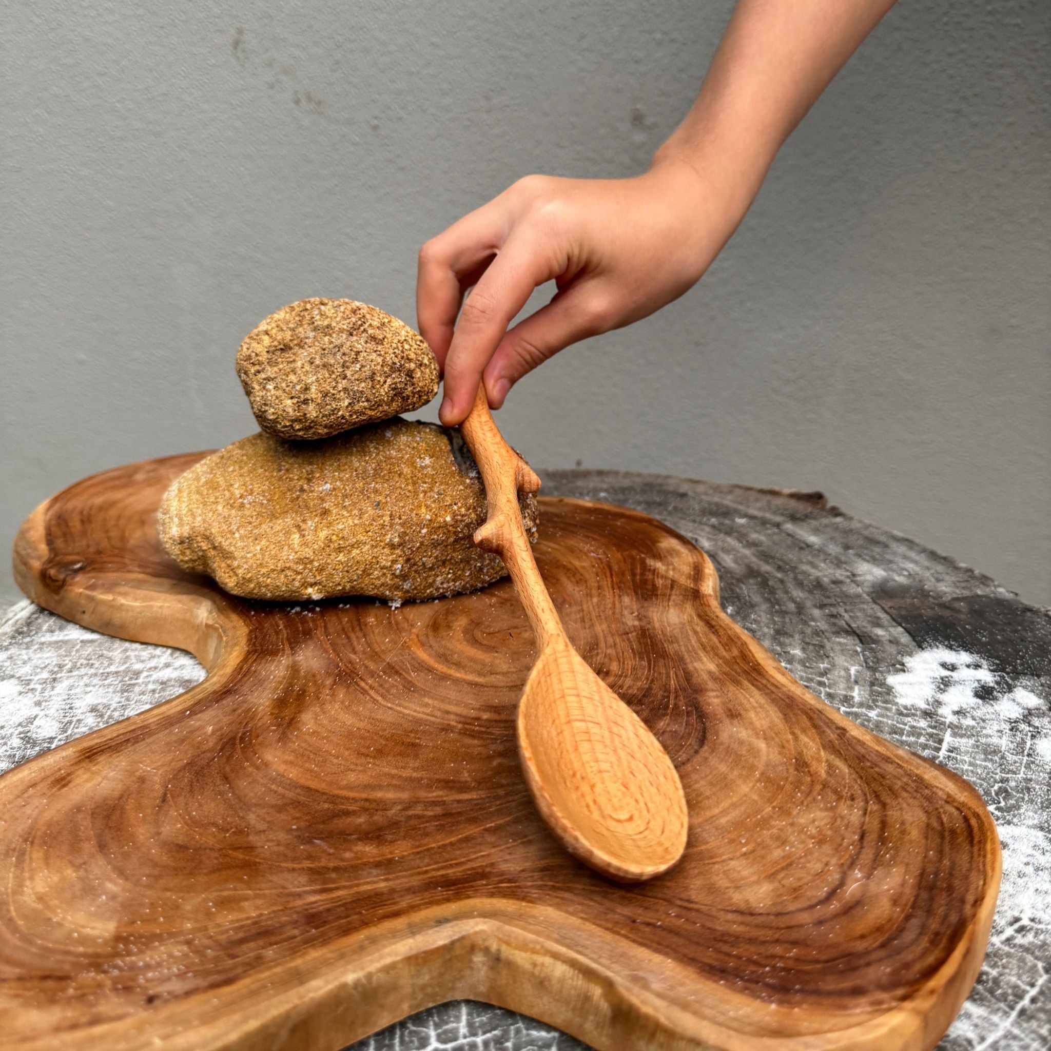 Wooden Twig Spoon