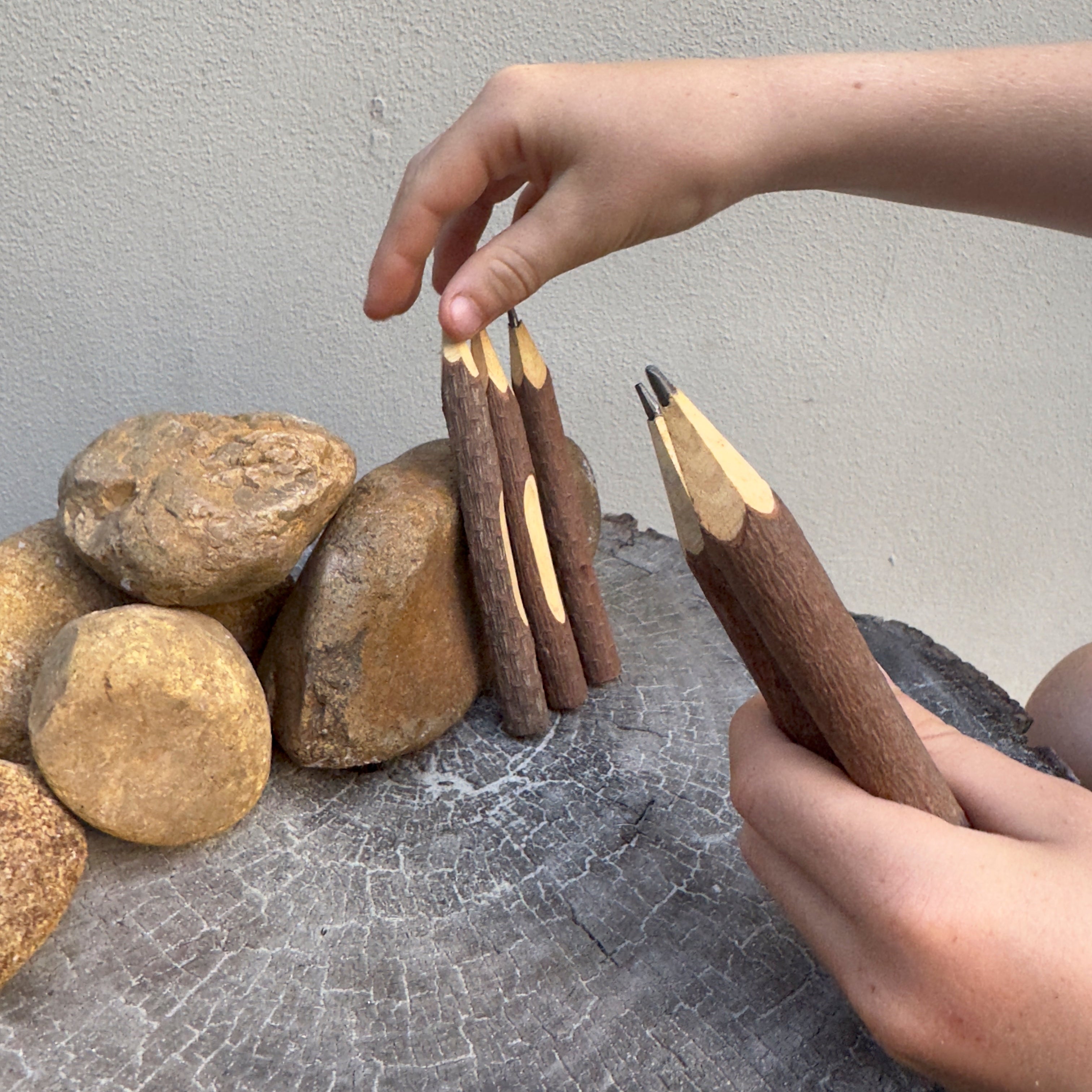 Wooden pencils