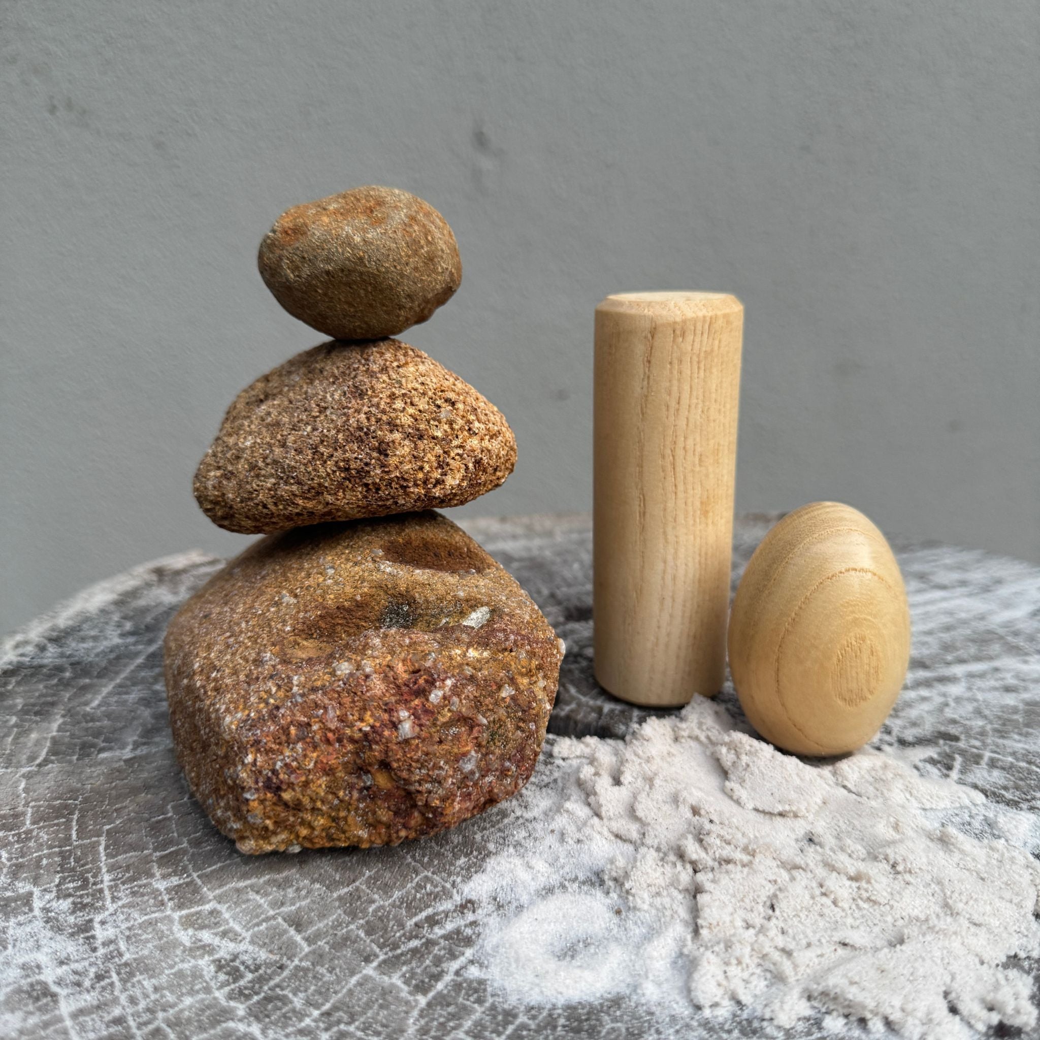 Wood Rattle Set