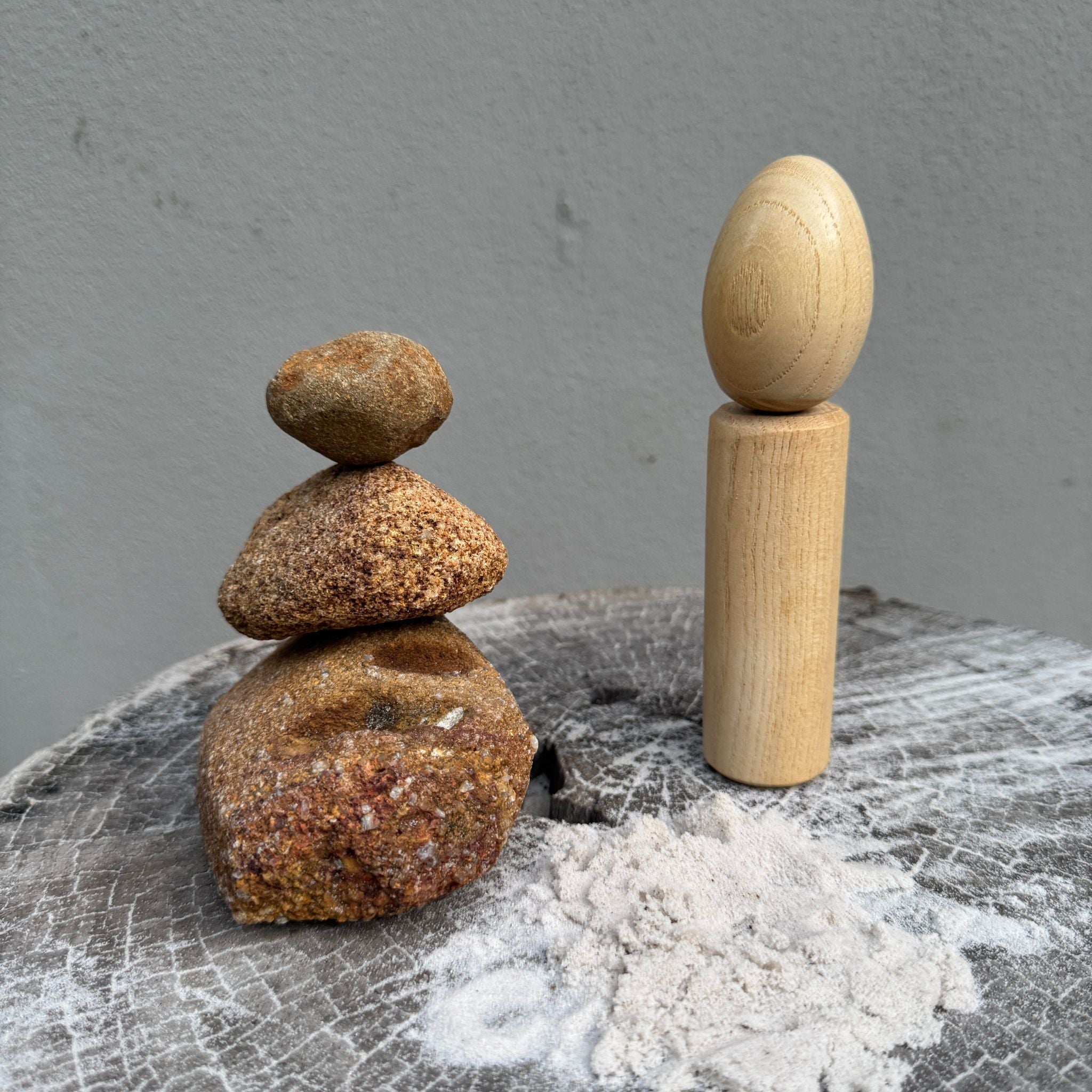 Wood Rattle Set