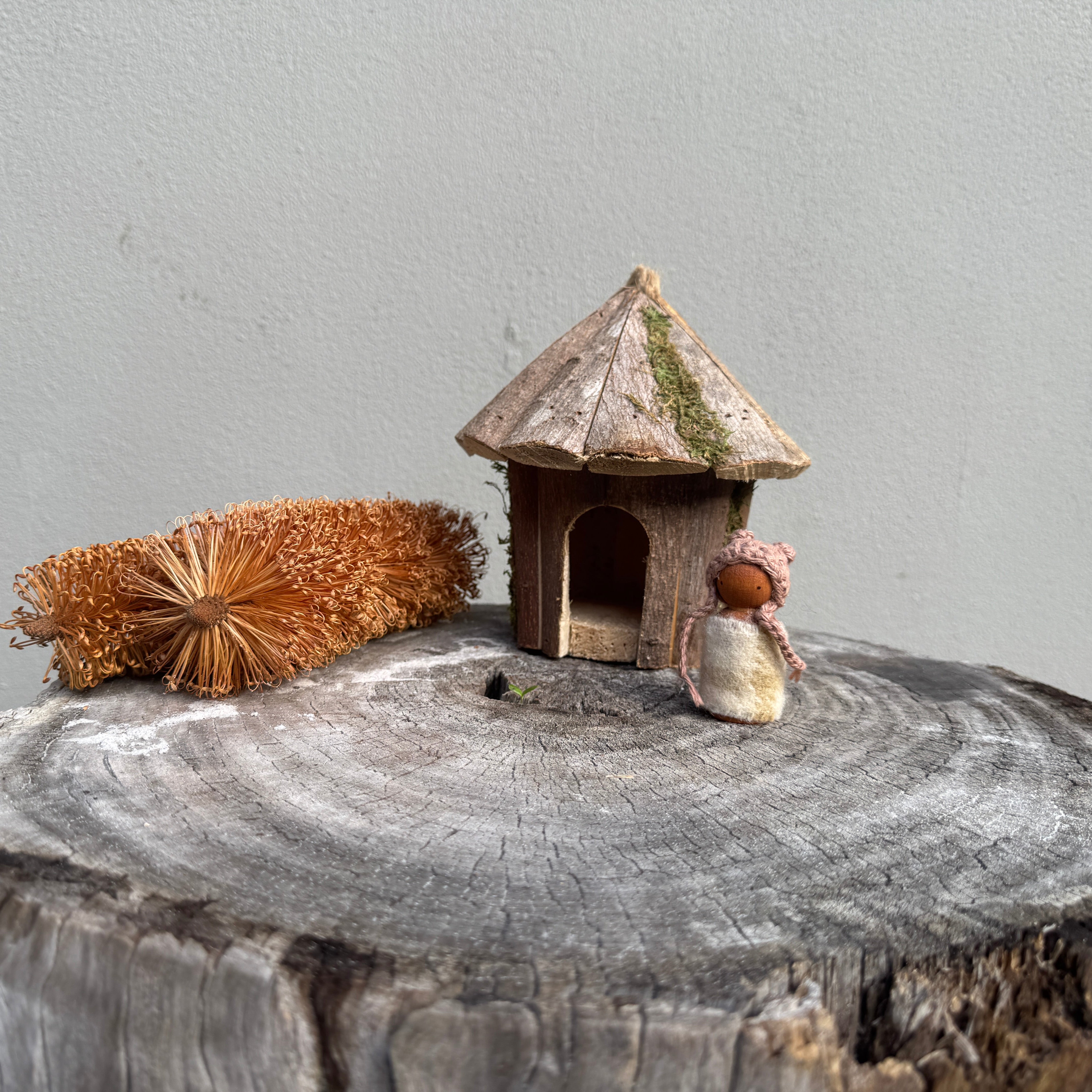 Wooden Toy Hut