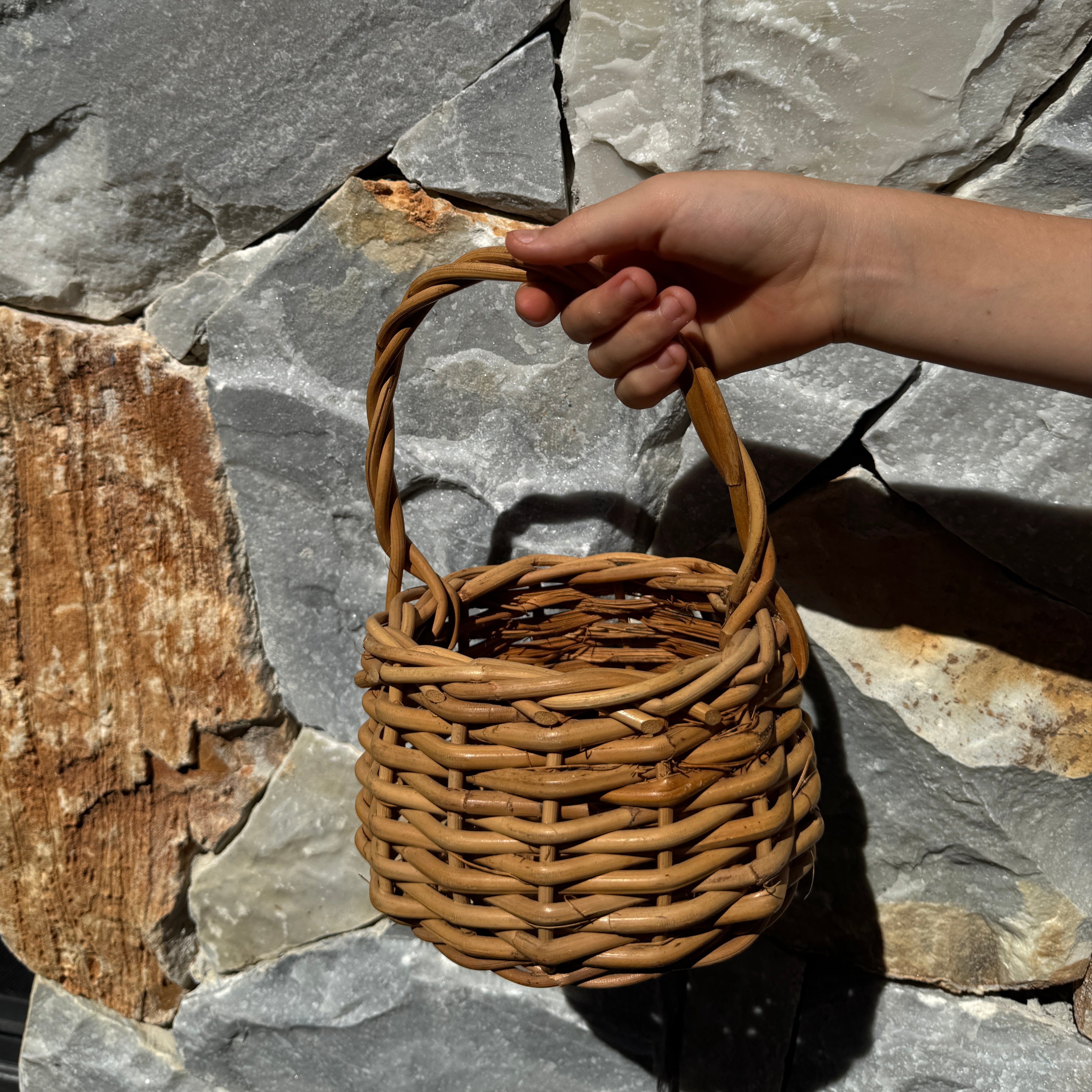 Children's  Small Wicker Basket