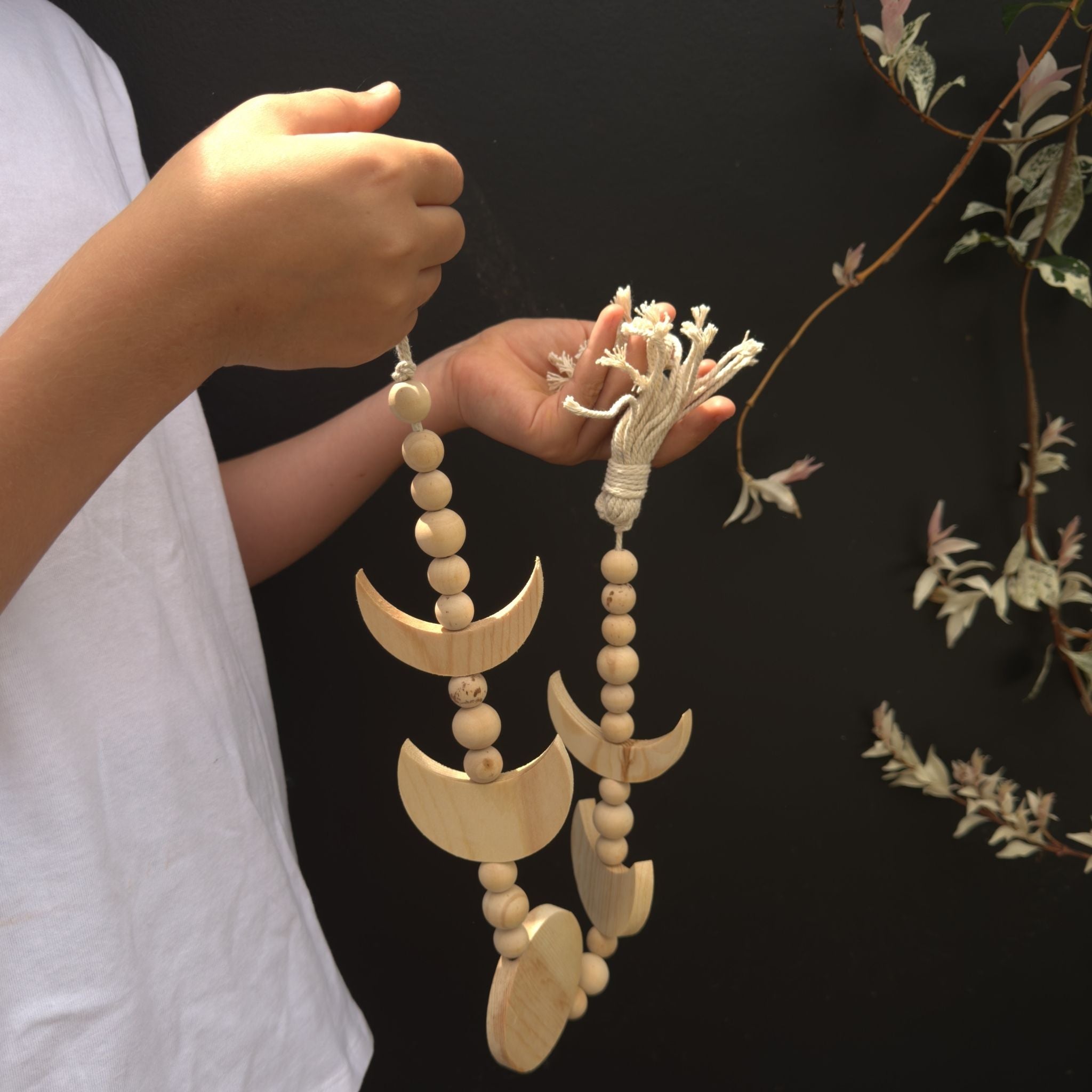 Moon Hanging Mobile