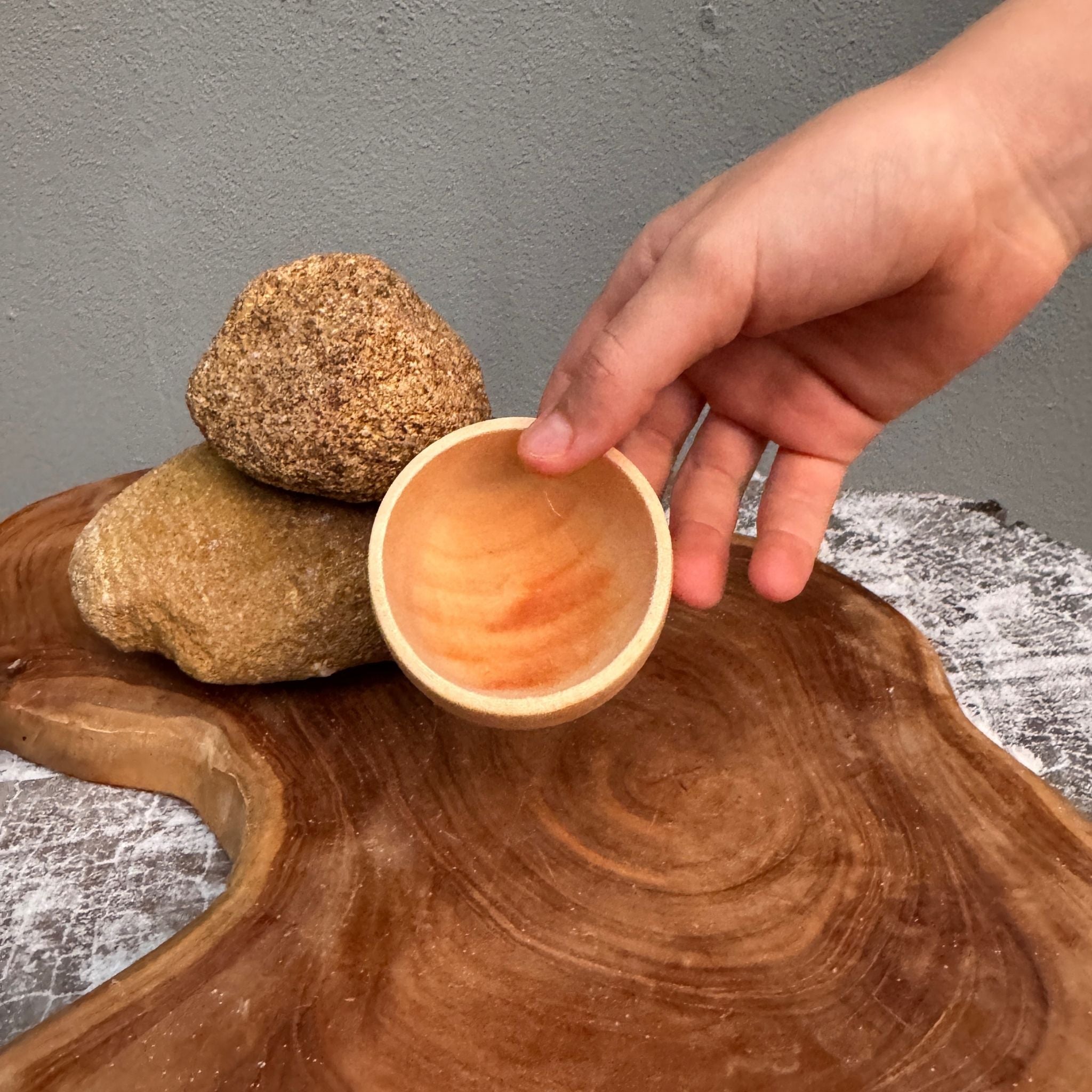 Small World Wooden Bowl
