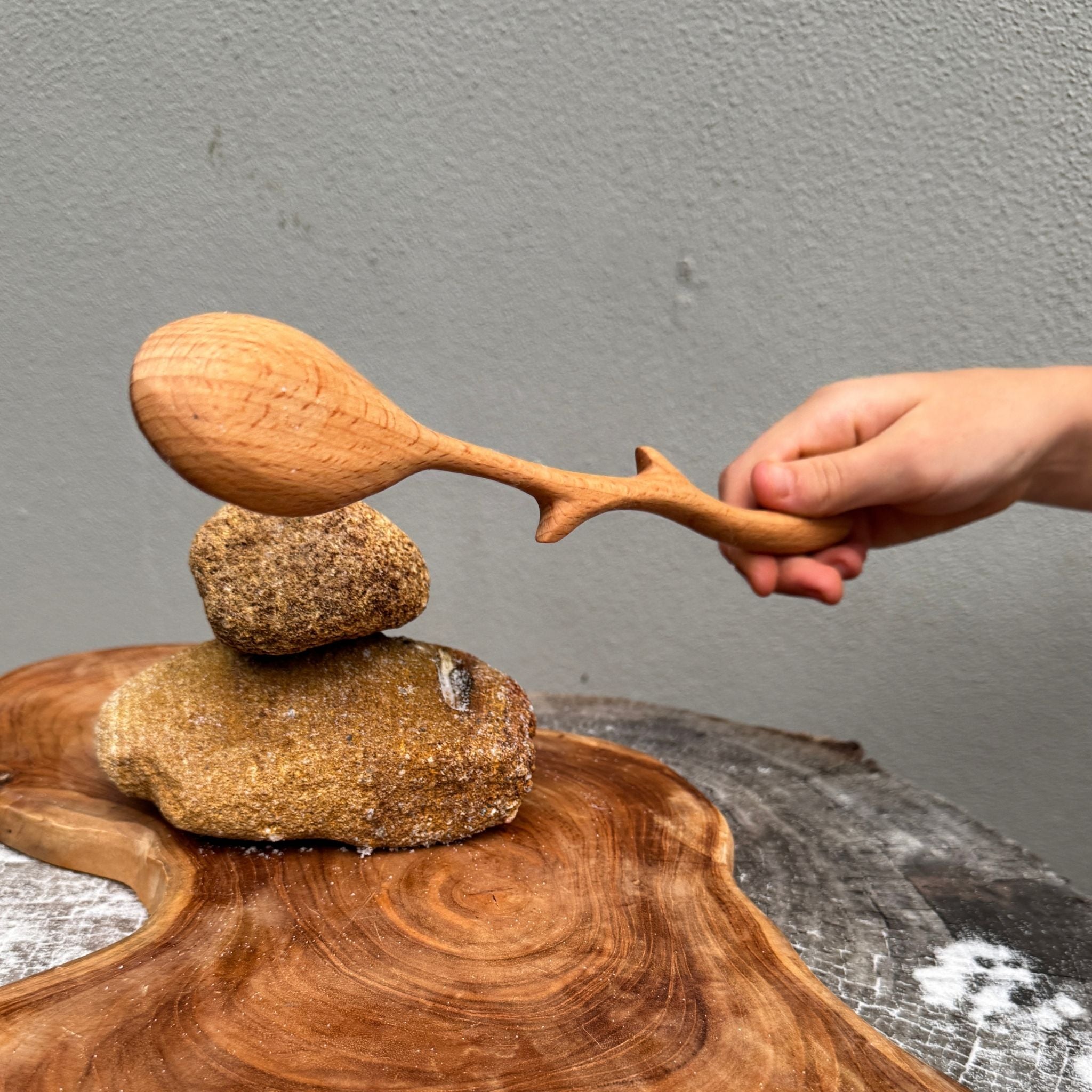 Wooden Twig Spoon
